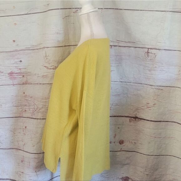 Eileen Fisher Organic Linen Sweater Size Large - Picture 2 of 6